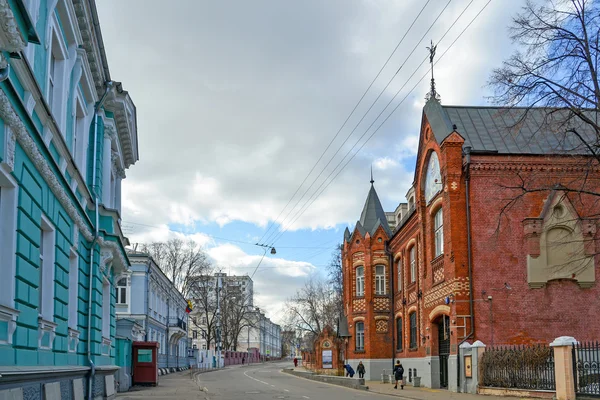 Moscow, Federacja Rosyjska - 14 marca 2016. stan szkoły Andriaka akwarele w Gorokhovsky Lane — Zdjęcie stockowe