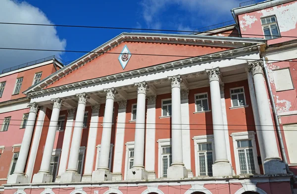 Moskva, Rusko. Statku hrabě Musin-Puškin v Razgulyai, nyní státní University of Civil Engineering — Stock fotografie