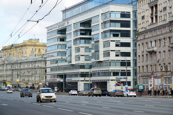 Moscou, Rússia - 14 de março de 2016. Centro de negócios Citydel on Garden Ring — Fotografia de Stock