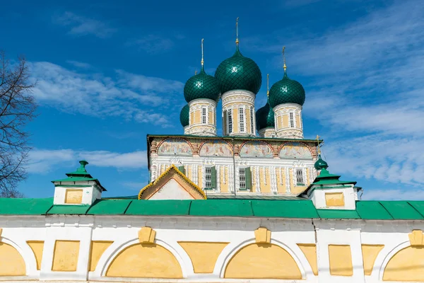 Resurrection Cathedral in Tutaev, Russia. Golden Ring Travel — Stock Photo, Image