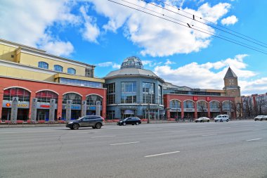 Moskova, Rusya - 14 Mart 2016. alışveriş merkezi Atrium