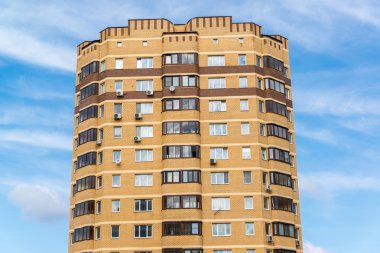 Andreevka, Rusya - Nisan 11.2016. Konut Kompleksi Uyutniy