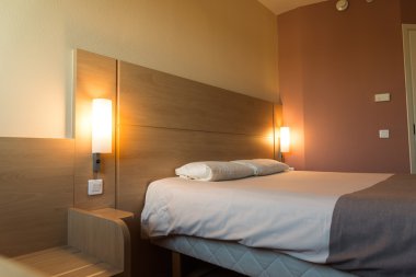 Yatak odası iç dahil ışıkları ile