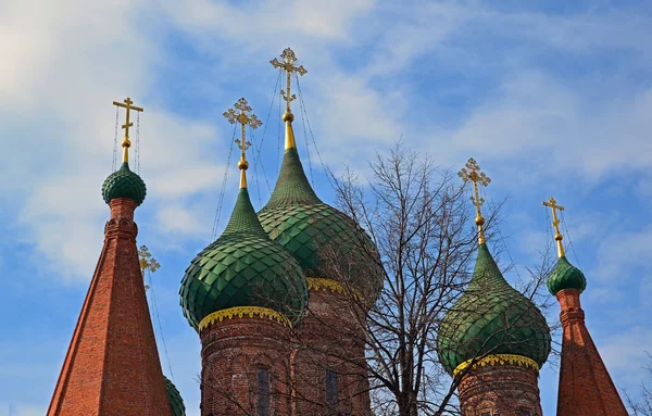 Εκκλησία του Αγίου Νικολάου στο δρόμο Τσαϊκόφσκι στο Γιαροσλάβλ, Ρωσία — Φωτογραφία Αρχείου
