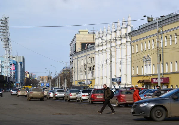 Russia, Jaroslavl-29 marzo 2016. La costruzione di ex caserma Voznesensk — Foto Stock