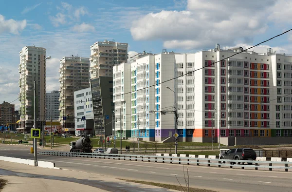 Moscow, Federacja Rosyjska kwietnia 24.2016. Zelenograd - administracyjny Moskwy — Zdjęcie stockowe
