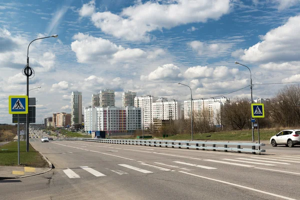Moscú, Rusia-24 de abril de 2016. Zelenograd - Distrito Administrativo de Moscú — Foto de Stock