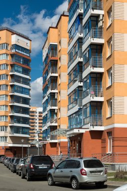 Moscow, Rusya Federasyonu-Nisan 24.2016. Zelenograd - Moskova İdari Bölgesi