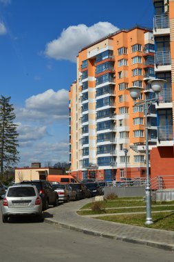 Moscow, Rusya Federasyonu-Nisan 24.2016. Zelenograd - Moskova İdari Bölgesi