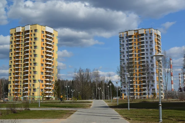 Moscow, Federacja Rosyjska kwietnia 24.2016. Zelenograd - sypialny miasta — Zdjęcie stockowe