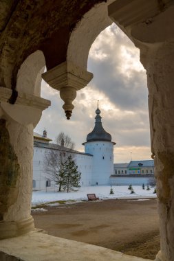 Rostov Veliky, Rusya Federasyonu-Mart 30.2016. Rostov Kremlin, altın yüzük turizm