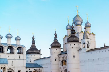 Rostov Veliky, Rusya Federasyonu-Mart 30.2016. Rostov Kremlin'in, altın yüzük turist Panoraması