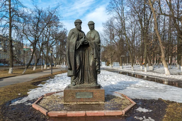 Russie, Iaroslavl-28 mars 2016. Monument des Saints Pierre et Fevronia de Murom — Photo