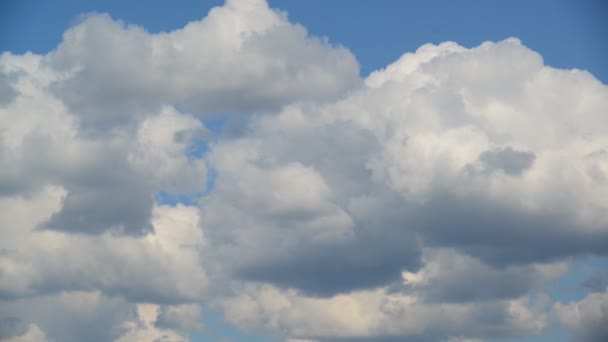 Bulutlar gökyüzünde, taymlapse hareket — Stok video