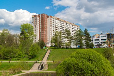 Moskova, Rusya - 06.2016 olabilir. 16 Zelenograd yönetim bölgesi ilçeleri