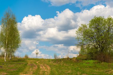 Erken baharda doğal peyzaj