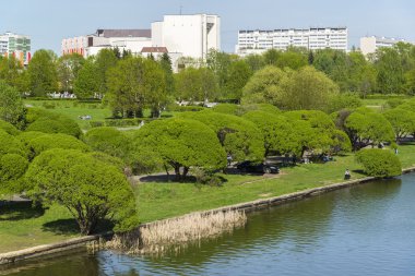 Büyük şehir gölet ve zafer Parkı Zelenograd, Rusya