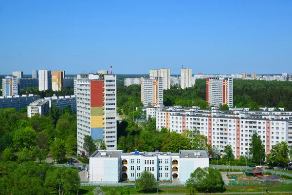 Зеленоград - экологически чистый район Москвы — стоковое фото