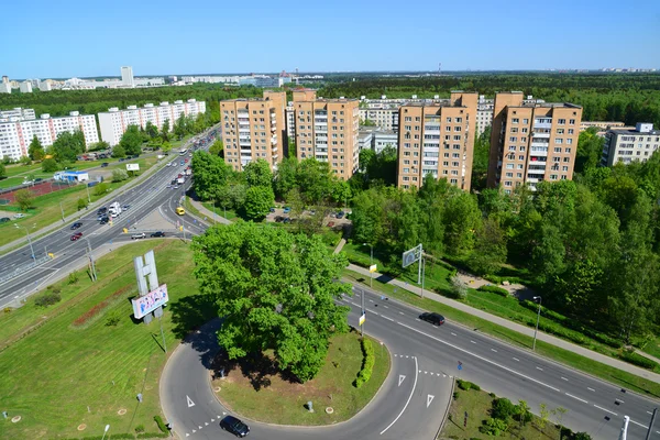 Μόσχα, Ρωσία - Μαΐου 13.2016.Top θέα της Solnechnaya στενάκι Zelenograd — Φωτογραφία Αρχείου