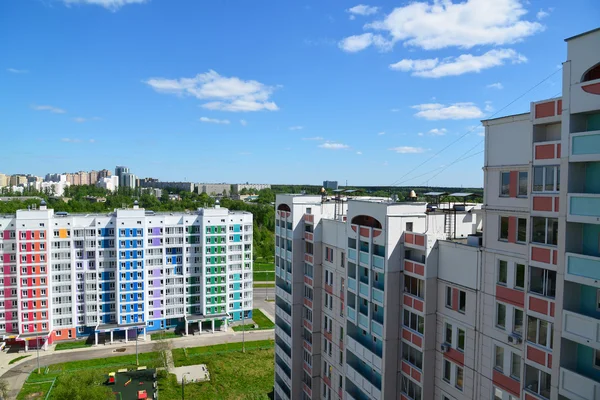 Vista de 20 distritos de Zelenograd, Rússia — Fotografia de Stock