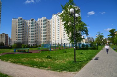 Moskova, Rusya - 13.2016 olabilir. Zelenograd, tcity genel bakış