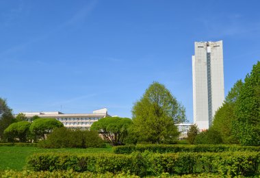  Ofis Binası zafer Parkı'ndan Zelenograd görünümünü