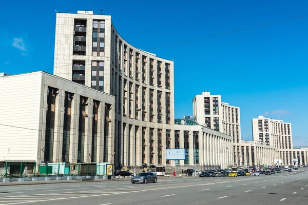 Moscou, Rússia - 04 de abril de 2016. Vnesheconombank em Acadêmico Sakharov Prospect — Fotografia de Stock