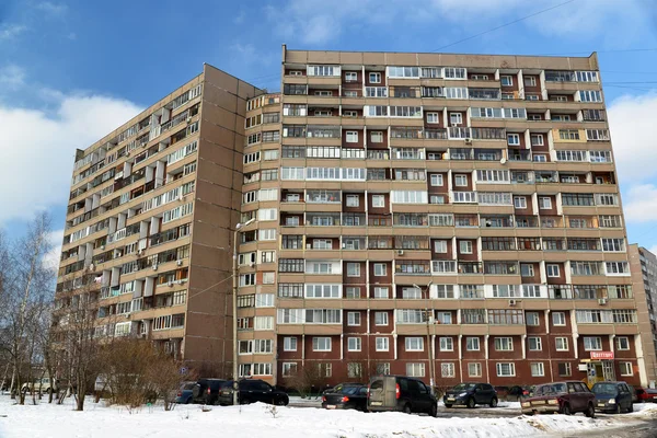 Moscú, Rusia - 20 de febrero. 2016. 16 distritos del Distrito Administrativo de Zelenograd — Foto de Stock