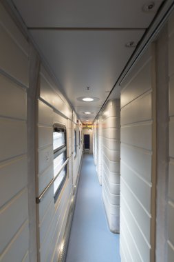 Moscow, Rusya Federasyonu-Aralık 01.2016. hızlı tren Strizh iç