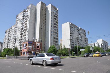 Moskova, Rusya 05.28.2015. Zelenograd - Moskova İdari Bölgesi
