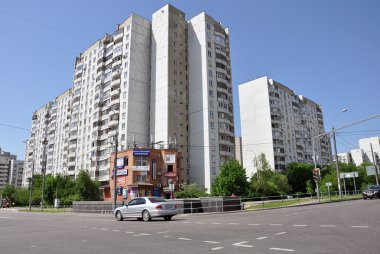 Moskova, Rusya 05.28.2015. Zelenograd - Moskova İdari Bölgesi