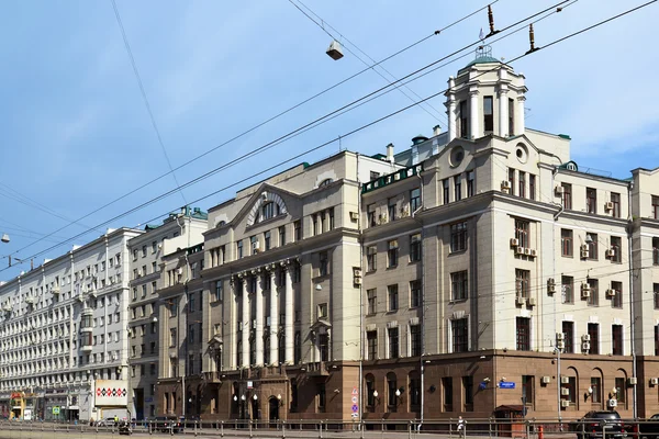 Moscú, Rusia - Junio 03.2016. Vista general de la calle Krasnoprudnaya — Foto de Stock