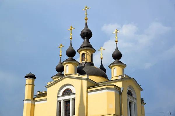 Εκκλησία της Παναγίας στο κόκκινο χωριό στη Μόσχα, Ρωσία — Φωτογραφία Αρχείου