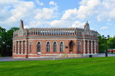 Moskova, Rusya - 08 Haziran 2016. Tsaritsyno müze binasında İkinci Süvari Kolordusu