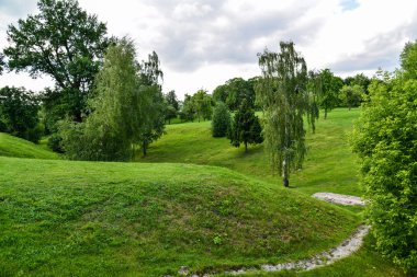 Moskova'da Tsaritsyno parkta yaz, Rusya Federasyonu