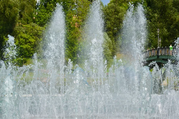 Fountain in Tsaritsyno park in Moscow, Russia — Stock Photo, Image