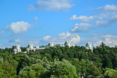 Moskova, Rusya - 08 Haziran 2016. Grand Palace ayrıntılı Tsaritsyno Müzesi rezerv olarak