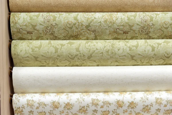 Wallpaper of pastel tones in store — Stock Photo, Image