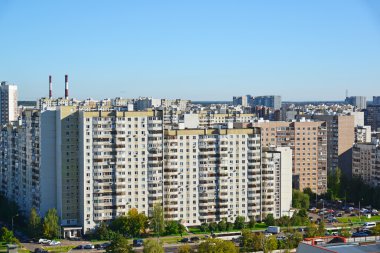Zelenograd, Rusya'nın Moskova genel Üstten Görünüm