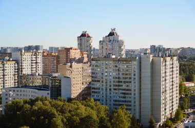 Zelenograd, Rusya'nın Moskova genel Üstten Görünüm
