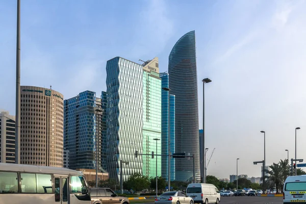 Abu Dhabi Uae March 2019 Sultan Bin Zayed First Street — Stock Photo, Image