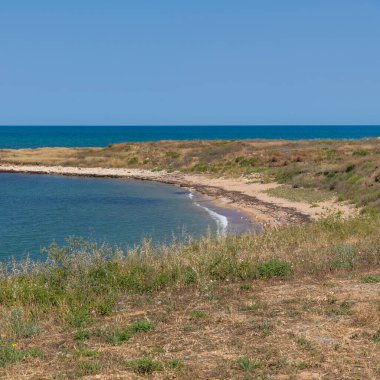 Kırım 'ın bozkırlarında Karadeniz' in manzarası