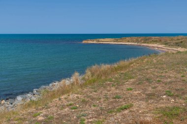 Kırım 'ın bozkırlarında Karadeniz' in manzarası