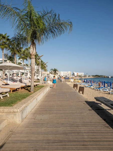 Protaras Cypr Października 2019 Rok Obszar Resort Pobliżu Sunrise Beach — Zdjęcie stockowe