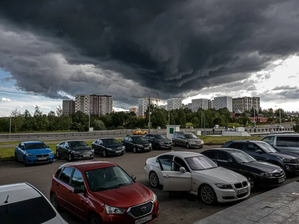 Moskau Russland Juli 2020 Stürmischer Himmel Über Selenograd — Stockfoto