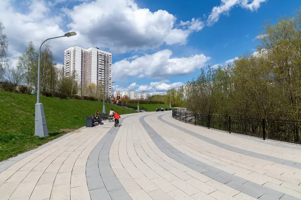 Moscow Russia May 2021 City Landscape Early Spring Zelenograd District — Stock Photo, Image