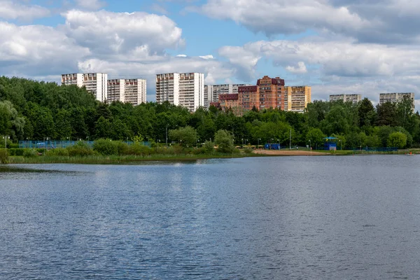 Москва Червня 2021 Шкільне Озеро Зеленограді — стокове фото