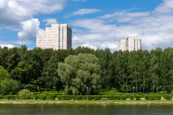 Lago Escolar Zelenograd Moscovo Rússia — Fotografia de Stock