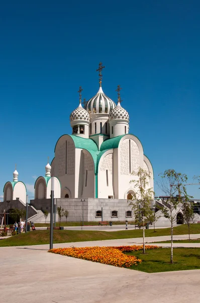 Krasnogorsk Rusya Temmuz 2021 Yılı Pavshinskaya Daki Aziz Niklas Katedrali — Stok fotoğraf