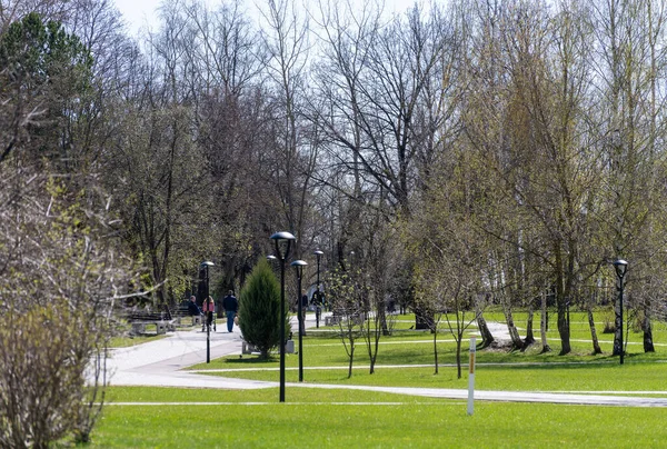 Moscow Russia May 2021 City Landscape Early Spring Zelenograd District — Stock Photo, Image